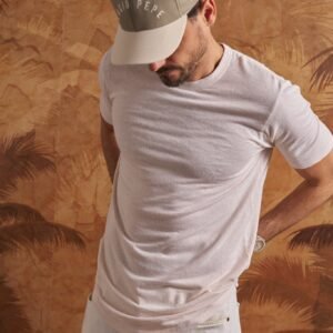 Hemp Cotton Camisa Crew Pasta