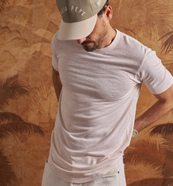 Hemp Cotton Camisa Crew Pasta